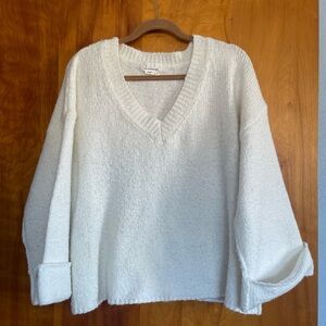 By Anthropologie Women Sweater Size S White